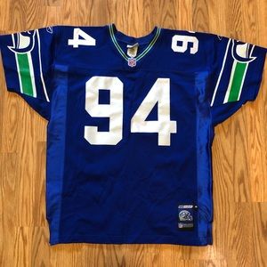 VINTAGE Seattle Seahawks Reebok jersey Chad Brown #94 retro